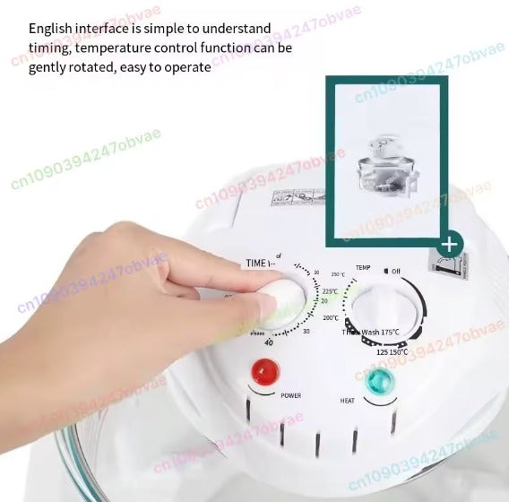 Freidora de aire de vidrio 220 voltios